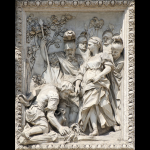 Agrippa scopre la sorgente dell'Acquedotto Vergine